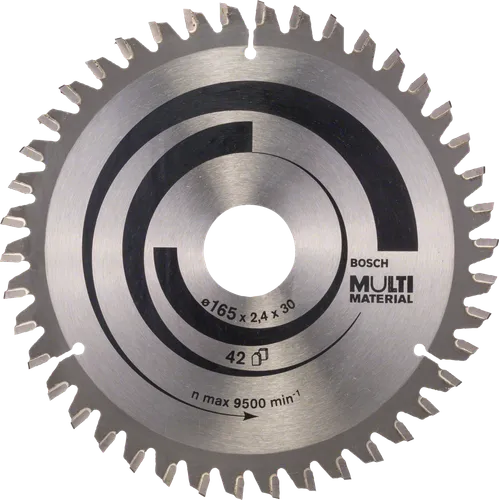 Cirkelsågklinga Multimaterial 165/30 mm, 42T