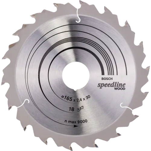 Cirkelsågklinga Speedline Trä 165/30 mm, 18T