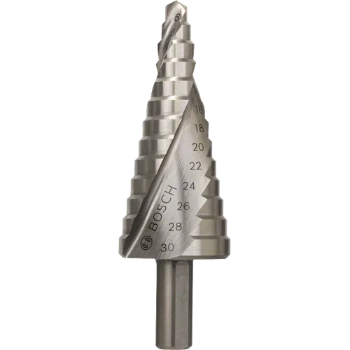 Stegborr Cylindrisk HSS 13 steg, 6-30 mm