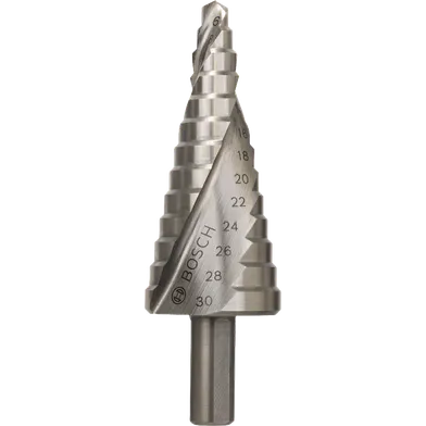 Stegborr Cylindrisk HSS 13 steg, 6-30 mm