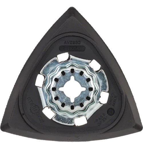 Slipplatta med kardborrsfäste 93 mm