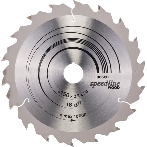 Cirkelsågklinga Speedline Trä 150/20 mm, 18T