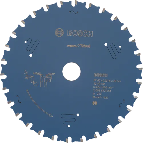 Cirkelsågklinga Expert Stål 160/20 mm, 30T