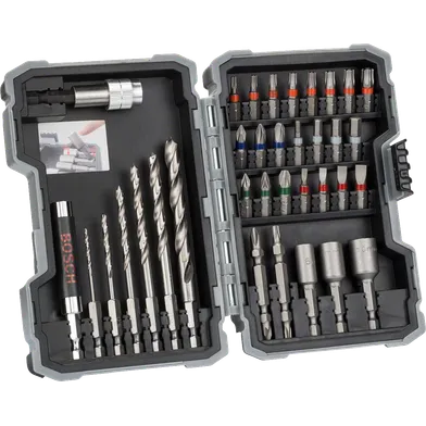 Borr- och bitsset Wood Pro 35 delar