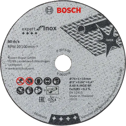 Kapskiva Expert Inox 76 mm, 5-pack