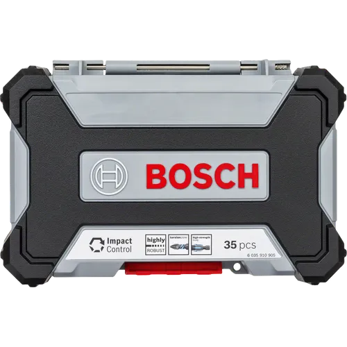 Borr- & bitsset Impact Control HSS 35 delar