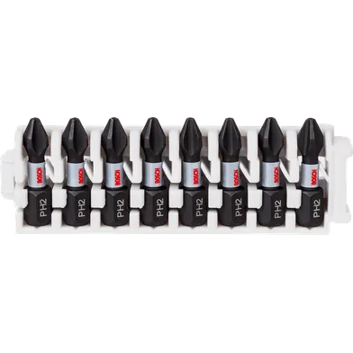Bits PH Impact Control PH2, 25 mm, 8-pack