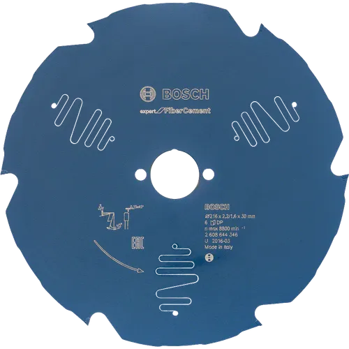 Cirkelsågklinga Expert Fibercement 216/30 mm, 6T