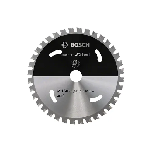 Cirkelsågklinga Standard f. batteridrift, Metall 160/20 mm, 40T