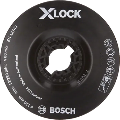 Sliptallrik X-LOCK Stöddyna Mjuk Ø 125 mm