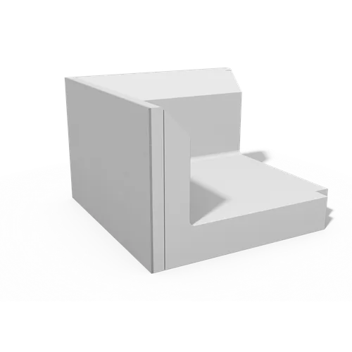 L-element hörn S200MX H400x600x600 mm