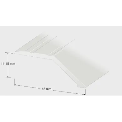 Nivålist 14-15 mm 100 cm, Silver, Nr 27