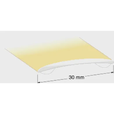 Skarvlist 30 mm, självhäftande 200 cm, Guld, Nr 8