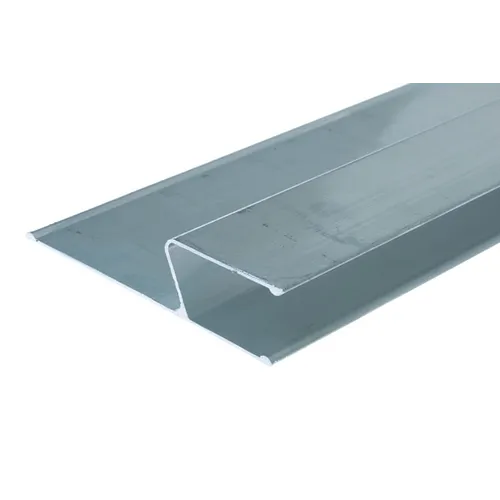 Putsavdragare H-form aluminium, 100x2000 mm