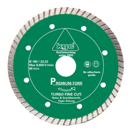 Diamantklinga Ø125, 22,23mm, Turbo Fine Cut