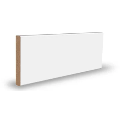 Dörromfattning vitmålad MDF, NCS 0500-N 16x105 mm, 2440 mm