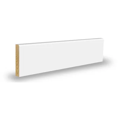 Smyglist vitmålad furu 15x33 mm, 4400 mm