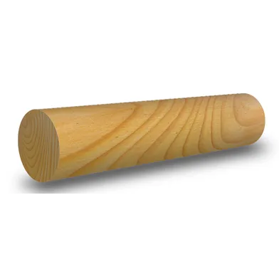 Rundstav obehandlad furu 43 mm, Löpmeter