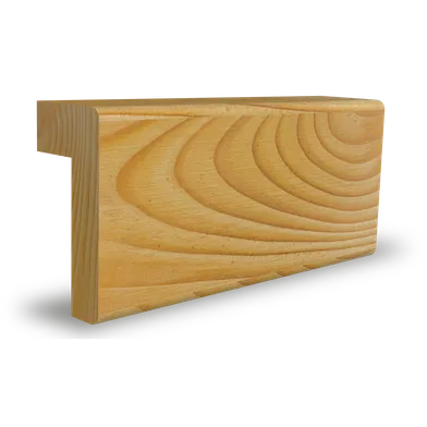 Klackfoder obehandlad furu, klack 12 mm 21x56 mm, Löpmeter