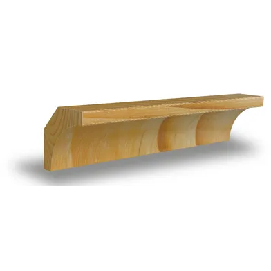 Hålkälslist obehandlad furu 15x43 mm, Löpmeter