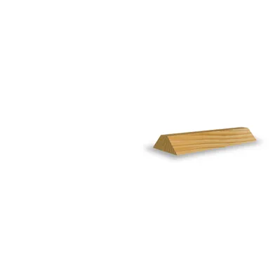 Trekantlist obehandlad furu 21 mm, B-klassad, Löpmeter