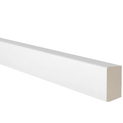 Salningslist vitmålad furu 21x43 mm, 2200 mm