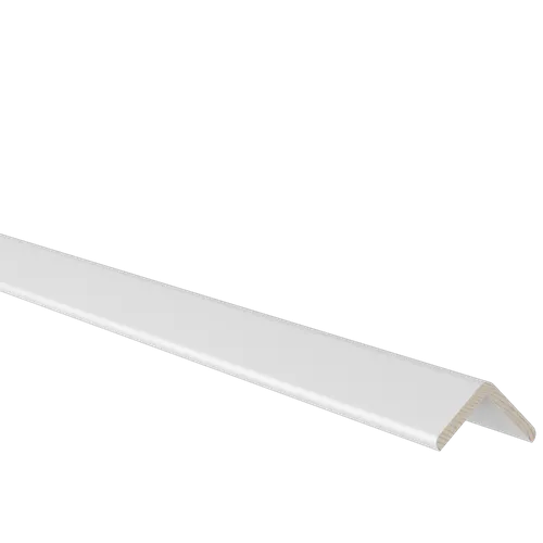 Hörnlist vitmålad furu, NCS 0500-N 33x33 mm, 2700 mm