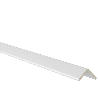 Hörnlist vitmålad furu, NCS 0500-N 33x33 mm, 2700 mm