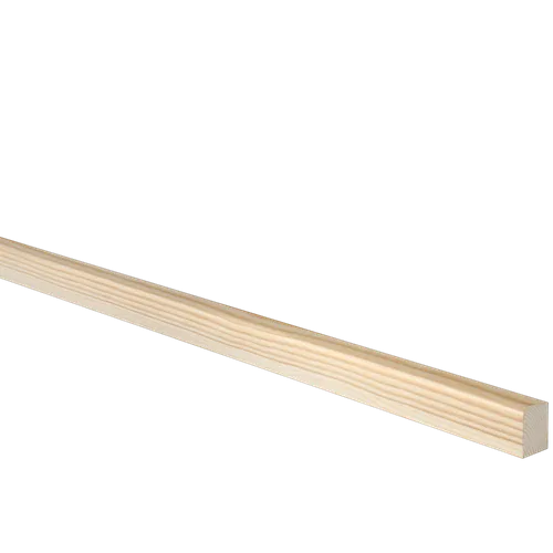 Smyglist obehandlad furu 8x15 mm, Löpmeter