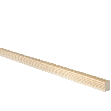 Smyglist obehandlad furu 8x15 mm, Löpmeter