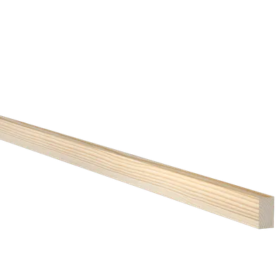 Planhyvlad obehandlad furu 15 mm 15x27 mm, 1000 mm