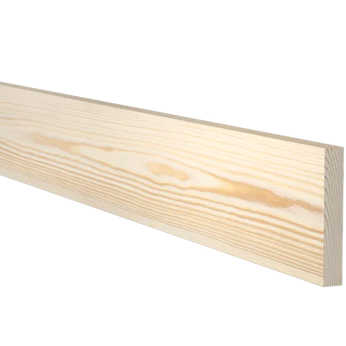 Planhyvlad obehandlad furu 15 mm 15x95 mm, Löpmeter