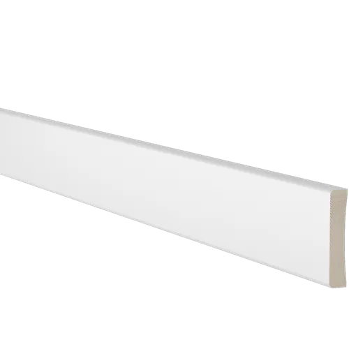 Foder vitmålad furu 12x56 mm, 2200 mm