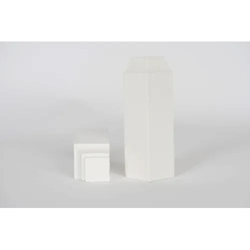 Sockelkloss vitmålad furu 30x30x100 mm, innerhörn