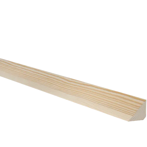 Trekantslist obehandlad furu 21 mm, Löpmeter