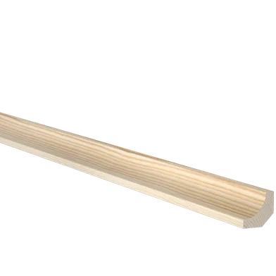 Hålkälslist obehandlad furu 12x27 mm, Löpmeter