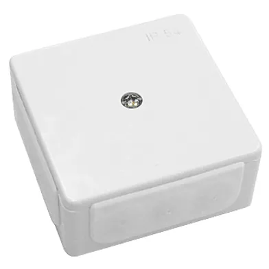Kopplingsdosa 5-polig IP54 80x80 mm, Vit