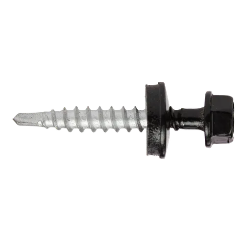 Farmarskruv JT2 f. trä, C3 4,8x35 mm, Svart, 25 st/frp