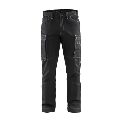 Servicebyxa med stretch, Svart Strl. C54