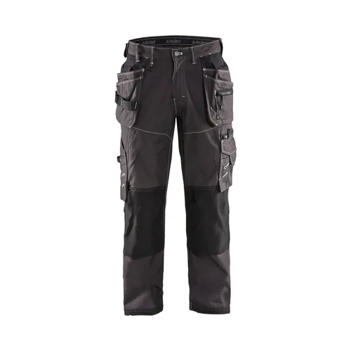 Hantverksbyxa Canvas X1900, Mörkgrå/Svart Strl. C52