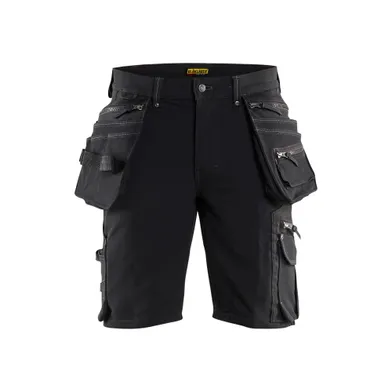 Hantverksshorts 4-vägsstretch X1900, Svart Strl. C50