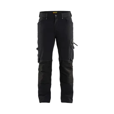 Hantverksbyxa U.Spikficka 4-vägsstretch X1900 Svart Strl. C52