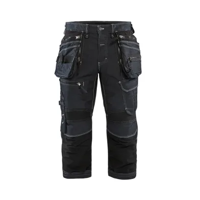 Hantverksbyxa pirat med stretch X1900, Marinblå/Svart Strl. C46