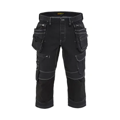 Hantverksbyxa pirat med stretch X1900, Svart Strl. C50