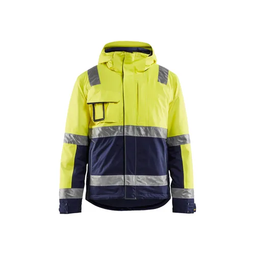 Vinterjacka varsel gul/marinblå Strl XXL