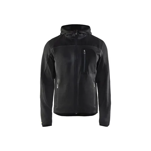 Stickad jacka, Antracitgrå Strl. M