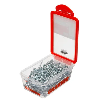 Spånskive-/sockelskruv Trä/Stål 3,8x42 mm, FZB, 250 st/frp