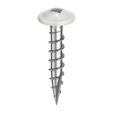 Fönsterbleckskruv rostfri, A4:C5 3,5x25 mm, Vit, 250 st/frp