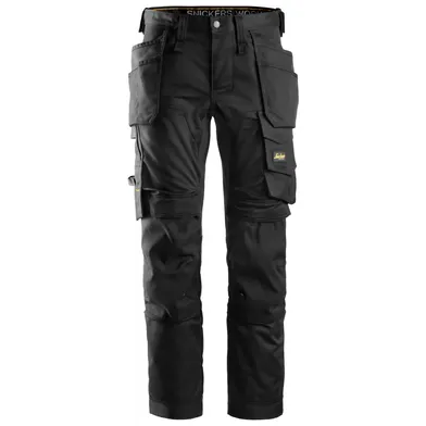 Arbetsbyxa 6241 AllroundWork Stretch Strl. 48, Svart