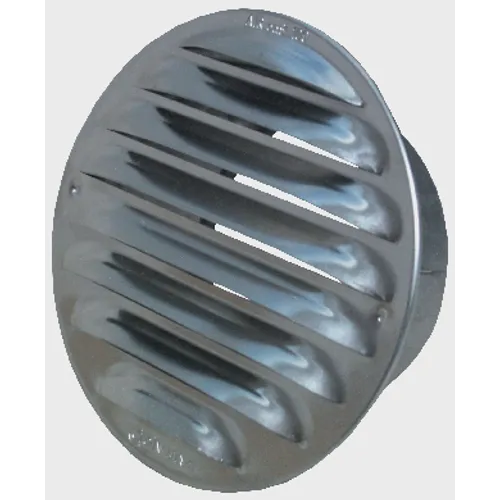 Ytterväggsgaller aluminium med Stos Ø 100 mm